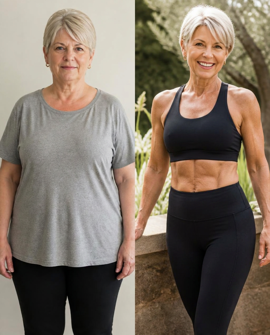 Transformación: mujer con mayor tono, fuerza y vitalidad